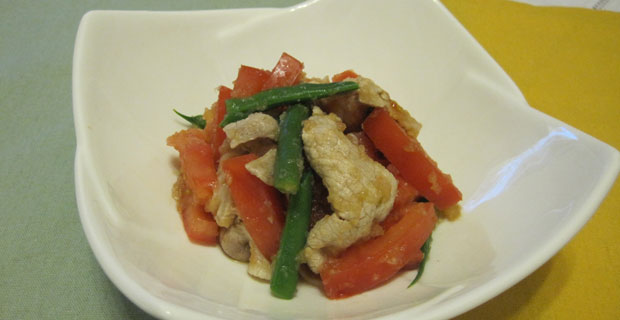 Tomato-and-Pork-with-Grated - Japanese recipe Japanese cuisine